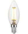 E14 7W dimmbare LED-Kerzenlampe - Filament, C35, 806lm, 2700K, Klarglas