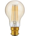 BA22d 4,7W dimmbare LED-Lampe - A60, Filament, 2200K, Goldglas, 470lm