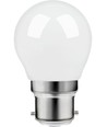 B22d 4,7W dimmbare LED-Tropfenlampe - G45, Opalglas, 2700K, Filament