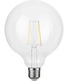 E27 2,5W dimmbare LED-Filament-Lampe - G125 Globe, 250lm, 2500K, Klarglas