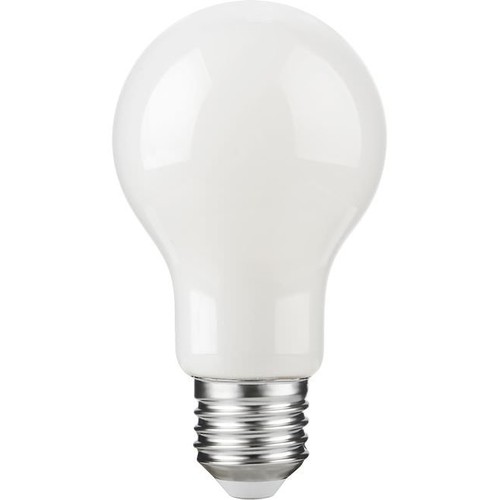 E27 4,7W dimmbare LED-Lampe - A60, Opalglas, Filament, 2700K