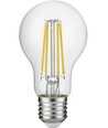 E27 4,9W dimmbare LED-Lampe - A60, Filament, Klarglas, 600lm, 2700K
