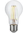 E27 4,9W dimmbare LED-Lampe - A60, Filament, Klarglas, 600lm, 2700K