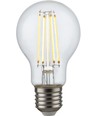 E27 6,5W dimmbare LED-Filamentlampe - A60, 810lm, Klarglas, 2700K