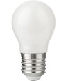 E27 4,7W dimmbare LED Tropfenlampe - G45, Opalglas, 2700K, Filament