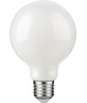 E27 4,7W dimmbare LED Globe-Lampe - G80, Opalglas, 2500K, Filament