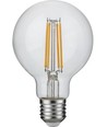 E27 4,7W dimmbare LED Globe-Lampe - G80, Filament, 2500K, 470lm, Klarglas