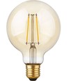 E27 2,9W dimmbare LED Globe-Lampe - G95, Filament, 2200K, Goldglas