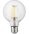 E27 4,7W dimmbare LED Globe-Lampe - G95, Filament, 2500K, 470lm, Klarglas