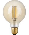 E27 4,7W dimmbare LED Globe-Lampe - G95, Filament, 2200K, Goldglas