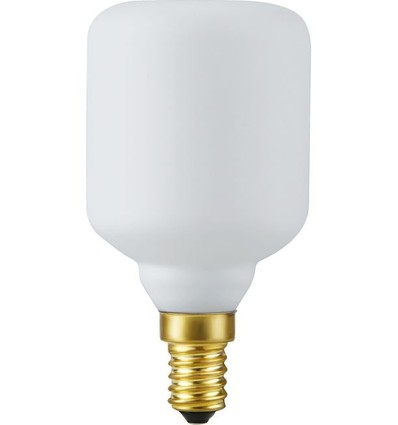 E14 4W dimmbare LED-Zylinderlampe - 9,5cm, 2500K, Mattweiß, Fila Cylinder