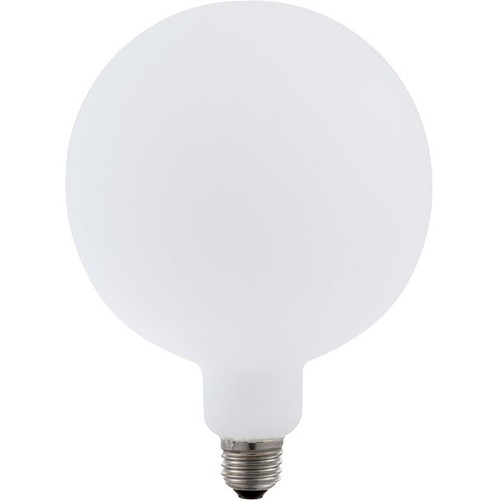 E27 6W dimmbare LED Filament Lampe - G150, XXL Globe, Mattweiß, 2500K