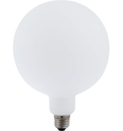 E27 6W dimmbare LED Filament Lampe - G150, XXL Globe, Mattweiß, 2500K