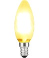 E14 4W LED-Kerzenlampe dimmbar - Twisted, 320lm, 2500K, Mattglas, gedrehtes Filament