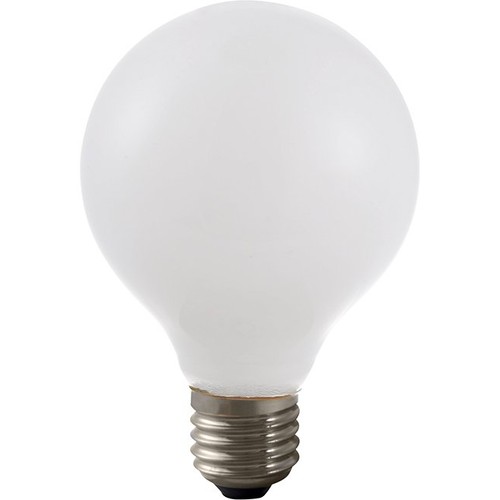 E27 4W dimmbare LED Globe-Lampe - G80, Opalglas, 2500K, Filament