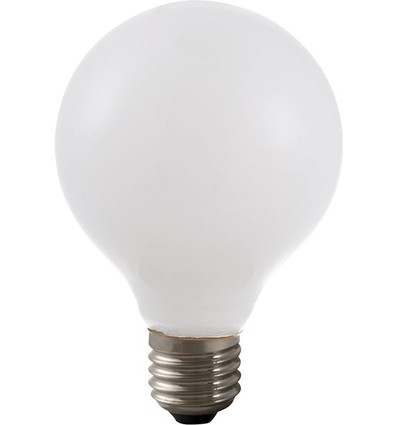 E27 4W dimmbare LED Globe-Lampe - G80, Opalglas, 2500K, Filament