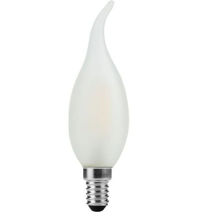 E14 2W dimmbare LED-Windstoßkerze - C35, 140lm, Mattglas, Filament