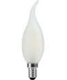 E14 2W dimmbare LED-Windstoßkerze - C35, 140lm, Mattglas, Filament