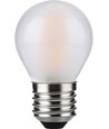 E27 4W dimmbare LED-Tropfenlampe - G45, Filament, Mattglas, 2500K