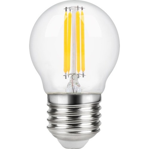 E27 4W dimmbare LED-Tropfenlampe - G45, Filament, 2200K, Klarglas