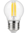 E27 4W dimmbare LED-Tropfenlampe - G45, Filament, 2200K, Klarglas