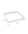60x60 Aufbaurahmen für LED Panel - Weiß, 620x620mm, für Algine Leuchten