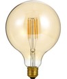E27 7W dimmbare LED Globe-Lampe - G125, Filament, 2200K, Goldglas, 570lm