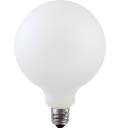 E27 5,5W dimmbare LED Globe-Lampe - G125, Filament, Mattweiß, 2500K, 520lm