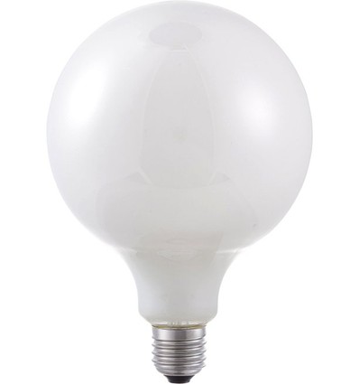 E27 6W dimmbare LED-Globe-Lampe - G125, Filament, Opalglas, 2500K