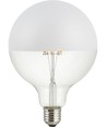 E27 6,5W dimmbare LED Globe-Lampe - G125, kopfverspiegelt, Filament, 2500K