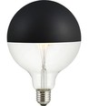 E27 6,5W dimmbare LED Kerzenlampe - G125, kopfverspiegelt schwarz, 2500K