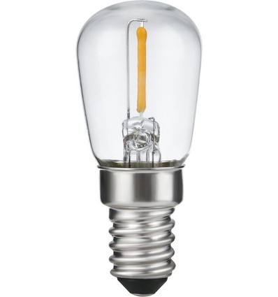 E14 1W LED-Filament-Lampe - 5,6cm, 2500K, klar, Pygmy