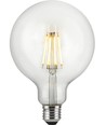 E27 12W dimmbare LED Globe-Lampe - G125, Filament, 1250lm, 2500K, Klarglas