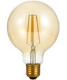 E27 4W dimmbare LED Globe-Lampe - G95, Filament, 2200K, Goldglas, 350lm