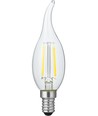 E14 1,5W dimmbare LED-Kerzenlampe mit Spitze - C35, 140lm, 2200K, Klarglas, Filament