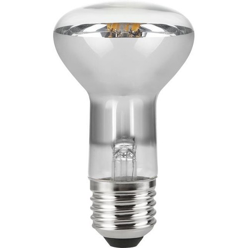 E27 5,5W dimmbare LED-Filament-Lampe - R63, 400lm, 2500K, Klarglas