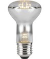 E27 5,5W dimmbare LED-Filament-Lampe - R63, 400lm, 2500K, Klarglas