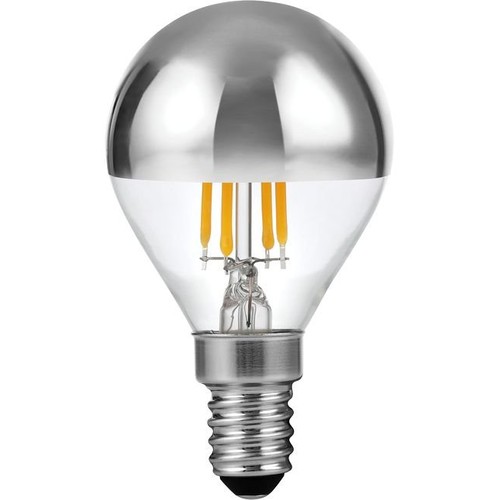 E14 4W dimmbare LED Kerzenlampe, kopfverspiegelt - G45, 260lm, 2500K