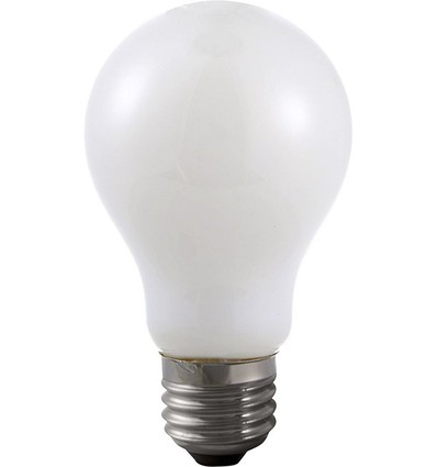 E27 6W dimmbare LED-Lampe - A60, Opalglas, Filament, 2500K, 470lm