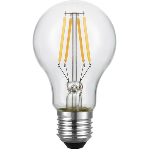 E27 4W dimmbare LED-Filamentlampe - A60, 2200K, Klarglas, 360lm