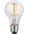 E27 4W dimmbare LED-Filamentlampe - A60, 2200K, Klarglas, 360lm