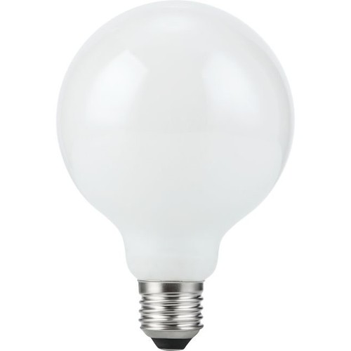 E27 5,5W dimmbare LED Globe-Lampe - G95, Opalglas, 2500K, Filament