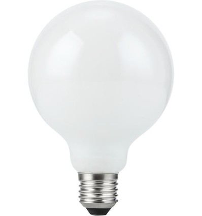 E27 5,5W dimmbare LED Globe-Lampe - G95, Opalglas, 2500K, Filament