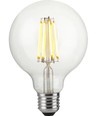 E27 10W dimmbare LED Globe-Lampe - G95, Filament, 1055lm, 2500K, Klarglas
