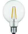 E27 8W dimmbare LED Globe-Lampe - G95, Filament, 2500K, Klarglas, 740lm