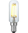 E14 4W dimmbare LED-Röhrenlampe - 8,5cm, Filament, 2500K, Klarglas