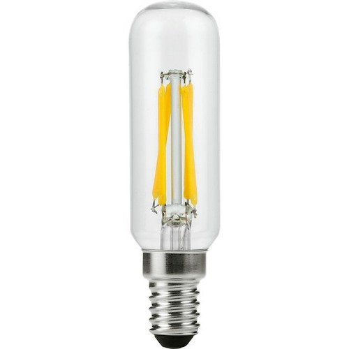 E14 4W dimmbare LED-Röhrenlampe - 9,5cm, Filament, 2700K, Klarglas
