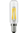E14 4W dimmbare LED-Röhrenlampe - 9,5cm, Filament, 2700K, Klarglas