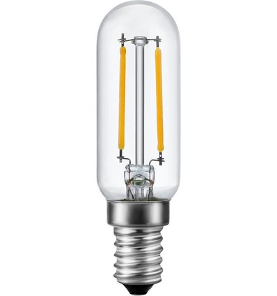 E14 2W dimmbare LED-Lampe - Filament, 8,5cm, 2500K, Klarglas