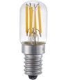 E14 3W dimmbare LED-Röhrenlampe - 5,5cm, Filament, 2500K, Klarglas